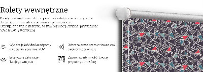 Blackout roller blind for window Pattern
