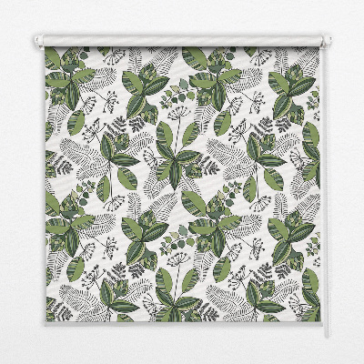 Blackout roller blind Plants