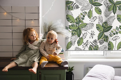 Blackout roller blind Plants