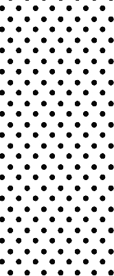 Blackout roller blind for window Black dots