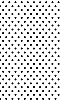 Blackout roller blind for window Black dots