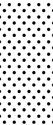 Blackout roller blind for window Black dots