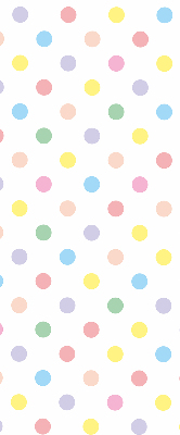 Blackout roller blind Colorful dots