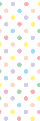 Blackout roller blind Colorful dots