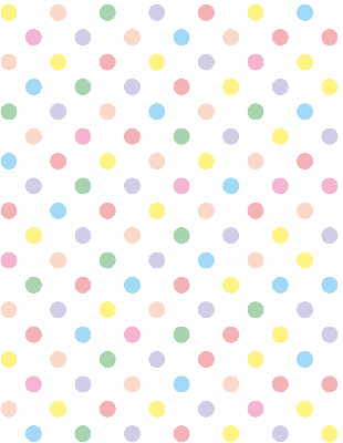 Blackout roller blind Colorful dots