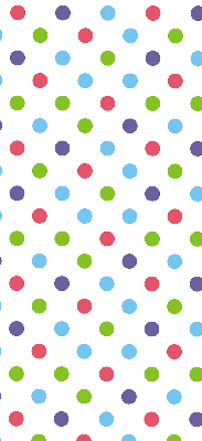 Blackout roller blind for window Colorful dots