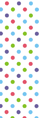 Blackout roller blind for window Colorful dots