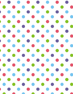 Blackout roller blind for window Colorful dots