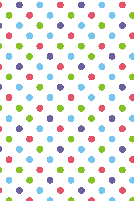 Blackout roller blind for window Colorful dots