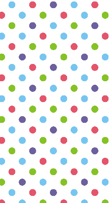 Blackout roller blind for window Colorful dots
