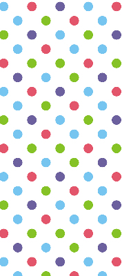 Blackout roller blind for window Colorful dots