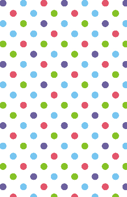 Blackout roller blind for window Colorful dots