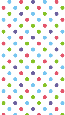 Blackout roller blind for window Colorful dots