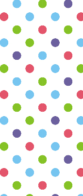 Blackout roller blind for window Colorful dots