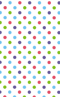Blackout roller blind for window Colorful dots