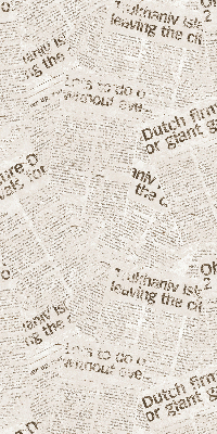 Fabric roller blind for window Newspapers