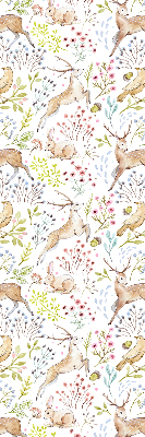 Blackout roller blind Roe deer and deer