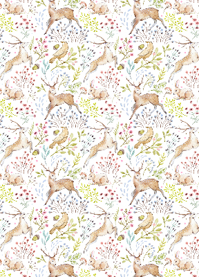 Blackout roller blind Roe deer and deer