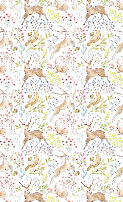 Blackout roller blind Roe deer and deer