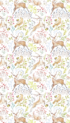 Blackout roller blind Roe deer and deer