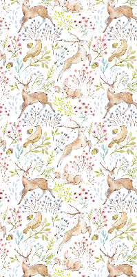 Blackout roller blind Roe deer and deer