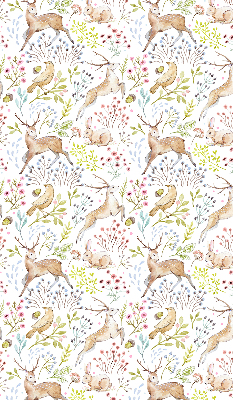 Blackout roller blind Roe deer and deer