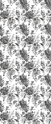 Fabric roller blind for window Drawn nature
