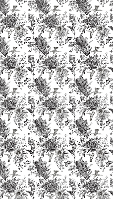 Fabric roller blind for window Drawn nature