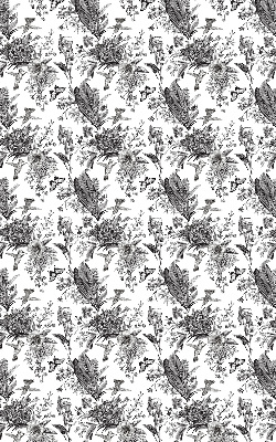 Fabric roller blind for window Drawn nature