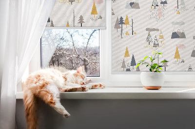 Blackout roller blind Seasons