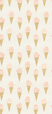 Fabric roller blind for window Ice-cream