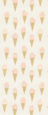 Fabric roller blind for window Ice-cream
