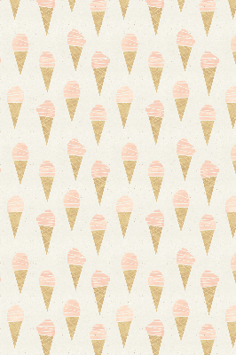 Fabric roller blind for window Ice-cream