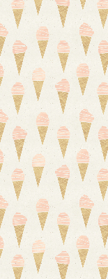 Fabric roller blind for window Ice-cream