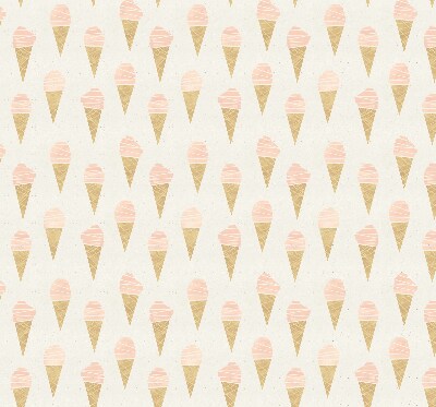 Fabric roller blind for window Ice-cream