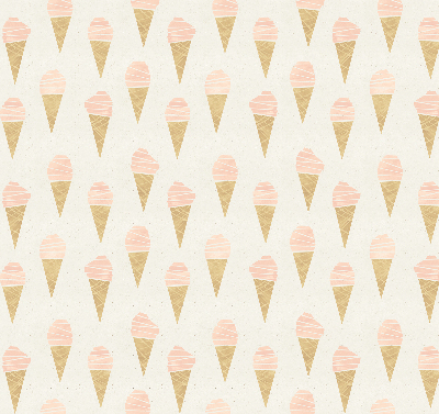 Fabric roller blind for window Ice-cream