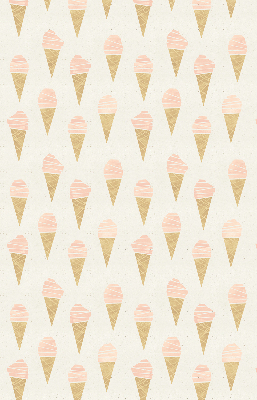 Fabric roller blind for window Ice-cream