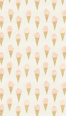 Fabric roller blind for window Ice-cream