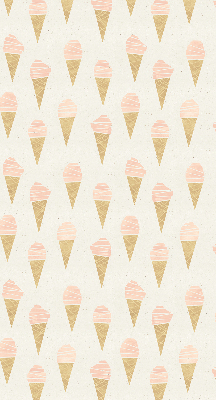 Fabric roller blind for window Ice-cream