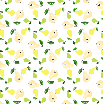 Fabric roller blind for window Pears