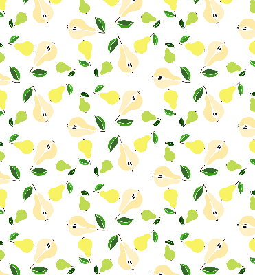 Fabric roller blind for window Pears