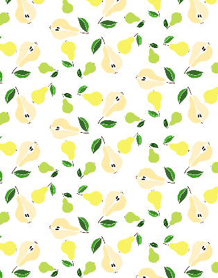Fabric roller blind for window Pears
