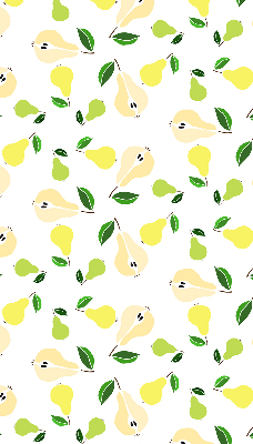 Fabric roller blind for window Pears