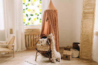 Fabric roller blind for window Pears
