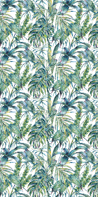 Blackout roller blind Tropical leaves