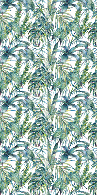 Blackout roller blind Tropical leaves