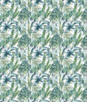 Blackout roller blind Tropical leaves