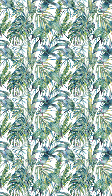 Blackout roller blind Tropical leaves