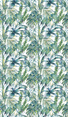 Blackout roller blind Tropical leaves