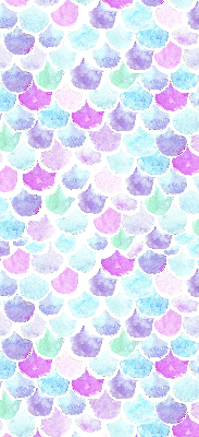 Blackout roller blind Colorful scales